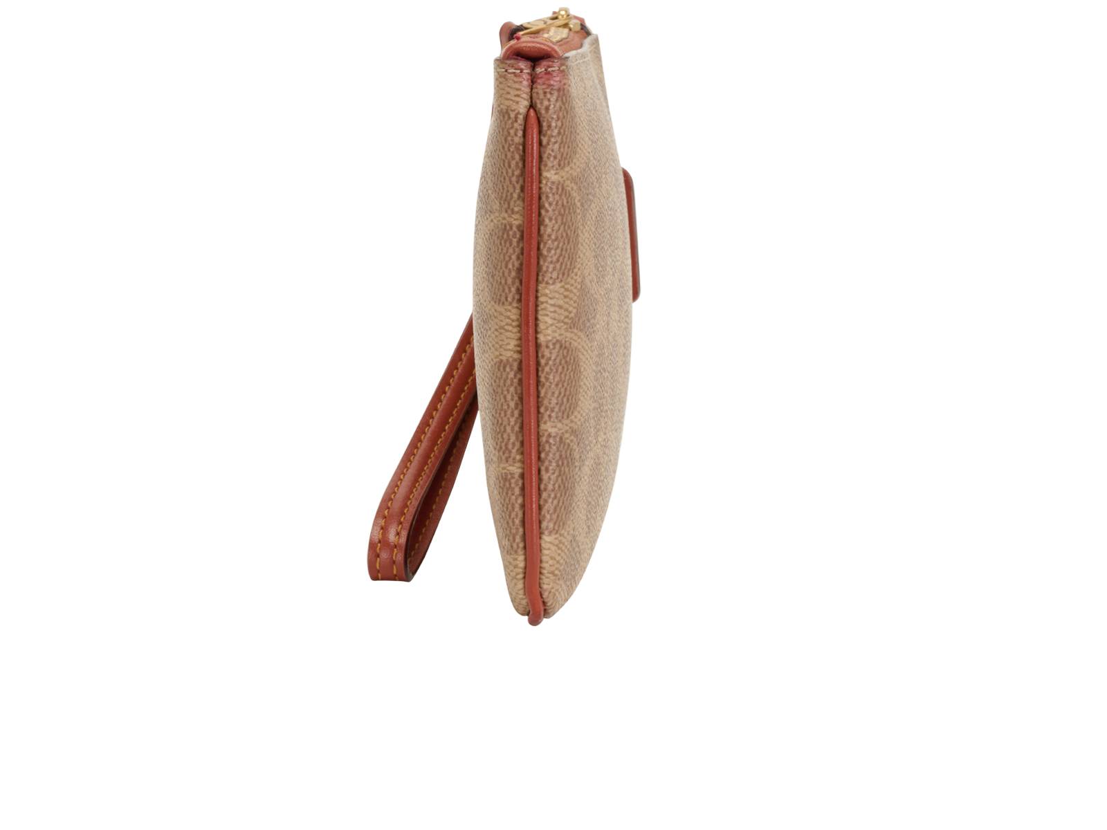 Coach Essential Small Wristlet, &pound;45, Accessories, Beige/Tan, Canvas, Bottom view